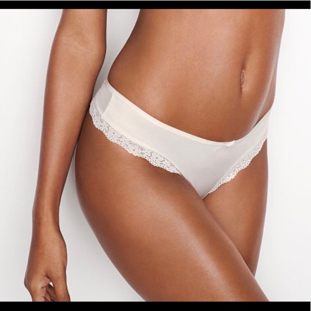 Lace Appliqué Thong